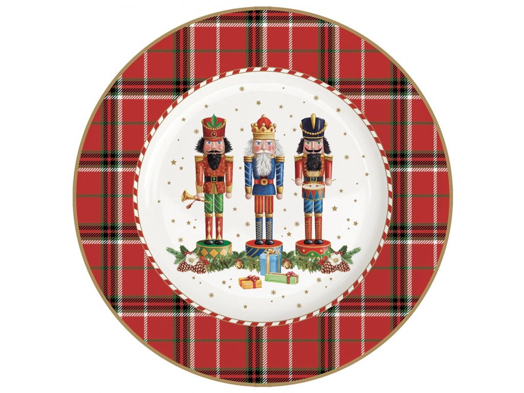 Easy Life - Porcelánový dezertní talířek Vintage Nutcracker - 19 cm