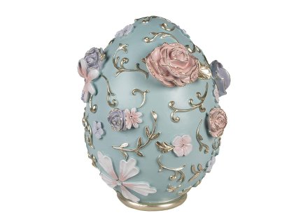 Dekorativní vajíčko FLOWER Clayre & Eef 6PR5040 21x22x26 cm