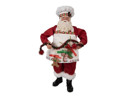 Dekorativní figurka Santa Clause Clayre & Eef 65216 16x8x28 cm
