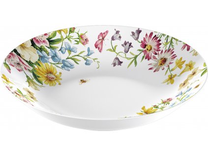 Creative Tops - Porcelánový talíř English Garden na těstoviny /20,5*20,5*4,5 cm/