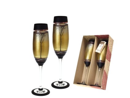 Sklenice na sekt 190 ml - GC2116 - sada 2 ks