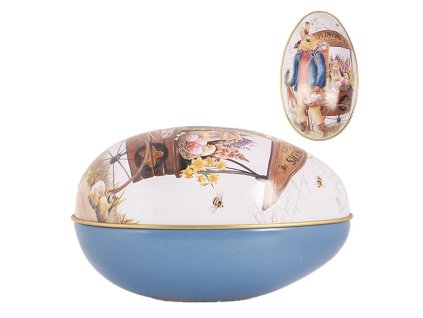 Dekorativní vajíčko RABBIT Clayre & Eef 6BL0145 7x11x7 cm