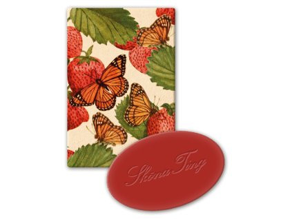 Sköna Ting - Dárkové mýdlo Strawberry & Butterfly 25 g