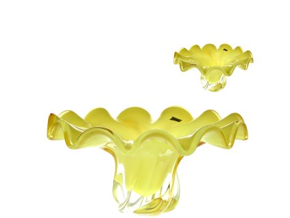 Hutní mísa 34 cm žlutá