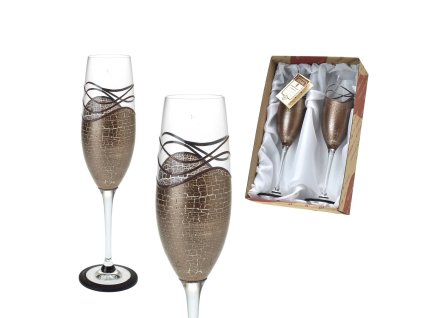 Sklenice na sekt 190 ml - BC2035 - sada 2 ks
