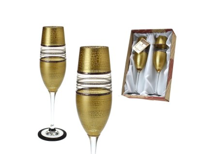 Sklenice na sekt 190 ml - AE2107 - sada 2 ks