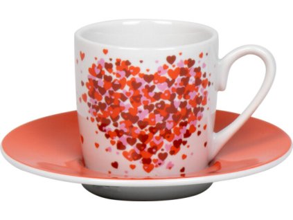 KP - Porcelánový hrnek Exploze lásky espresso - 85 ml