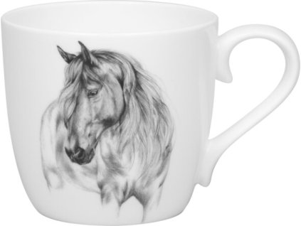 KP - Porcelánový hrnek Úžasná zvířata Kůň - hrnek - 425 ml