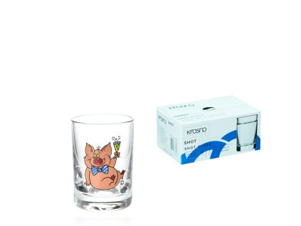 Odlivky "Favorit" 30 ml sada 6 ks prasátka