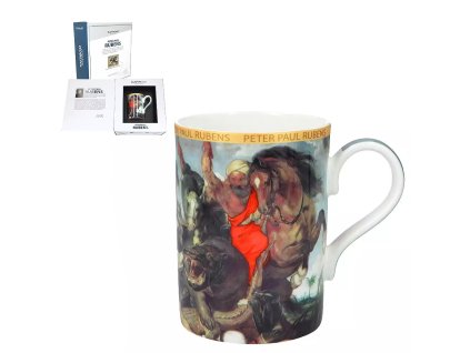 Hrnek 380 ml Peter Paul Rubens "Lov na hrocha a krokodýla" 1615-1616