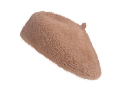 Dětský baret BEIGE Clayre & Eef MLLLHA0012KH Ø 23x3 cm
