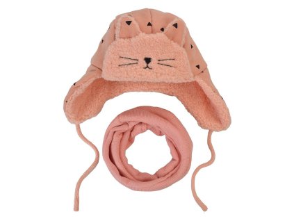 Dětská šála a beranice PINK Clayre & Eef MLLLSH0001P
