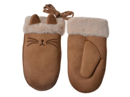 Dětské zimní rukavičky se šňůrkou Clayre & Eef JZCGL0001CH 10x20 cm