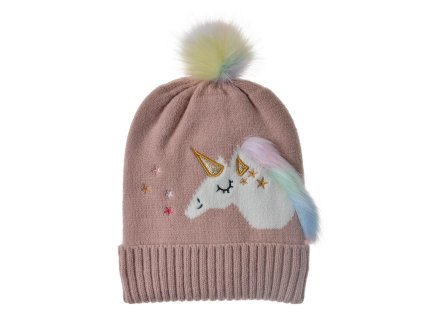 Dětská čepice UNICORN Clayre & Eef JZKCA0003P 20x21 cm