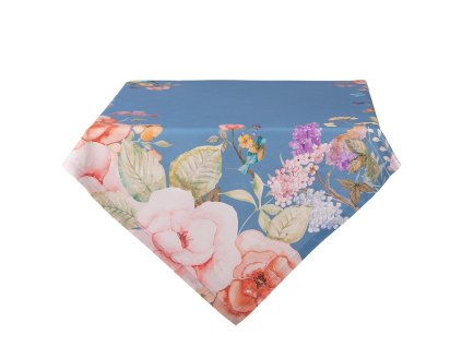 Ubrus FLOWERS BLUE Clayre & Eef FFA01BL 100x100 cm