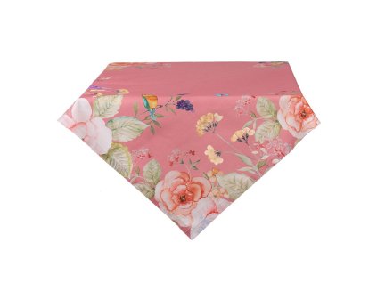 Ubrus FLOWERS PINK Clayre & Eef FFA01P 100x100 cm