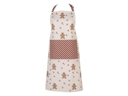 Kuchyňská zástěra CLASSIC GINGERBREAD MAGIC Clayre & Eef CGM41 70x85 cm