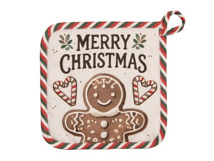 Podložka nebo chňapka CLASSIC GINGERBREAD MAGIC Clayre & Eef CGM45 20x20 cm