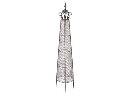 Kovová opora pro pnoucí rostliny Clayre & Eef 5Y1358 Ø 30x151 cm