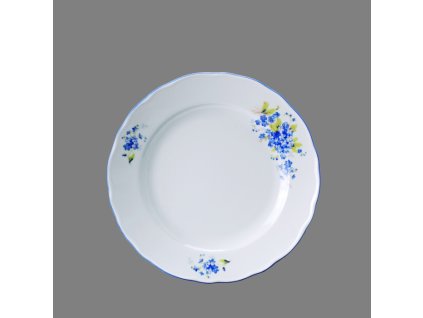 Talíř dezertní 17 cm Rokoko pomněnky