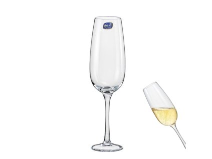 Sklenice na sekt a prosecco Emma 260 ml - sada 6 ks