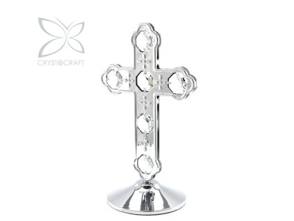 Kříž 13,5 cm stříbrný