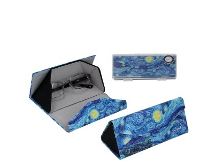 Skládací pouzdro na brýle - Vincent van Gogh - Hvězdní noc