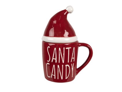Keramický hrnek s pokličkou SANTA Clayre & Eef 6CEMU0155 12x9x17 cm / 300 ml