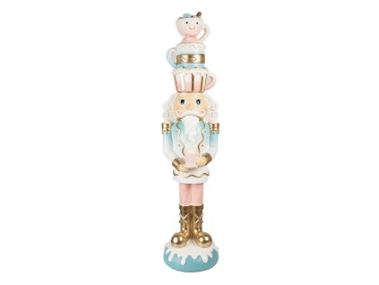 Dekorativní figurka Louskáčka Clayre & Eef 5PR0142 30x28x120 cm