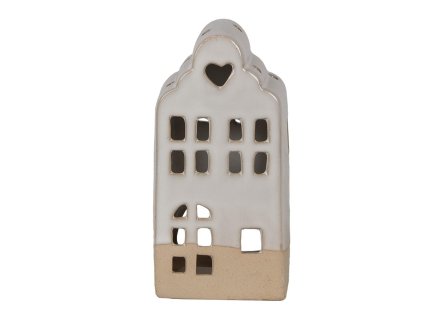 Keramický svícen na čajovou svíčku HOUSE Clayre & Eef 6CE1789 7x6x14 cm