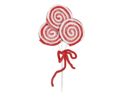Vánoční zapichovací dekorace LILLIPOP Clayre & Eef 65854 15x1x30 cm