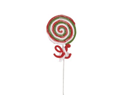 Vánoční zapichovací dekorace LILLIPOP Clayre & Eef 65855 10x1x42 cm