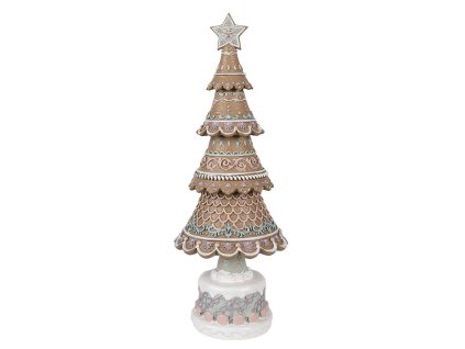 Dekorativní perníkový stromek Clayre & Eef 6PR4324 Ø 16x42 cm