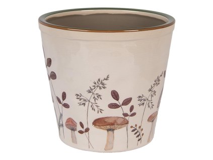 Keramický květináč LITTLE FOREST JEWELS Clayre & Eef 6CELFJ0001XL Ø 21x20 cm