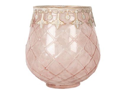 Sklenička na čajovou svíčku Clayre & Eef 6GL5221 Ø 13x14 cm