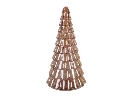 Skleněný vánoční stromek Clayre & Eef 6GL5329 Ø 20x40 cm