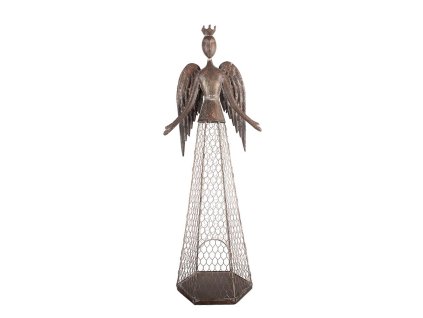 Dekorativní figurka anděla Clayre & Eef 5Y1360 28x19x75 cm