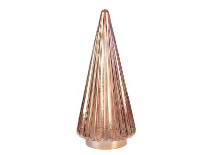 Skleněný vánoční stromek Clayre & Eef 6GL5330 Ø 11x26 cm