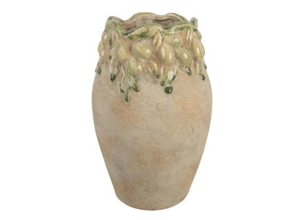 Terakotový květináč LEMONS Clayre & Eef 6TE0582 Ø 18x27 cm