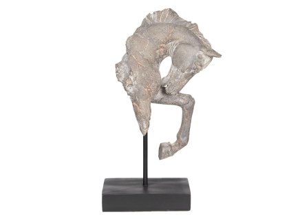 Dekorativní torzo koně na podstavci Clayre & Eef 6PR2652 28*12*43 cm
