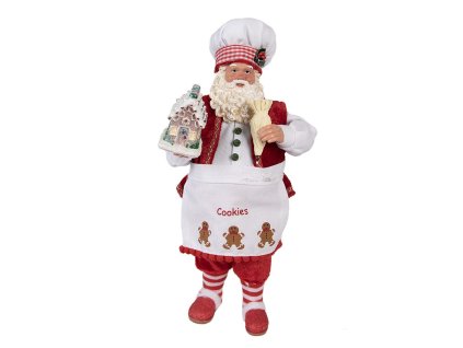 Dekorativní figurka Santa Clause Clayre & Eef 65227 16x8x28 cm