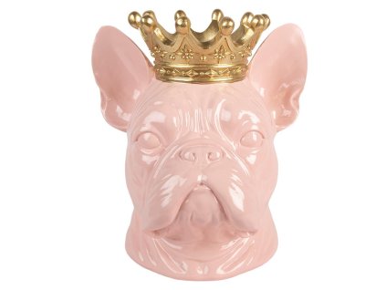 Dekorativní figurka psa Clayre & Eef 6PR5804 19x16x20 cm