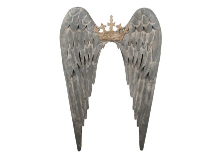 Nástěnná dekorace WINGS Clayre & Eef 5Y1367 46x4x65 cm