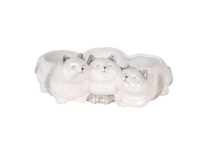 Dekorativní figurka tří koťátek Clayre & Eef 6CE2132 27x16x10 cm