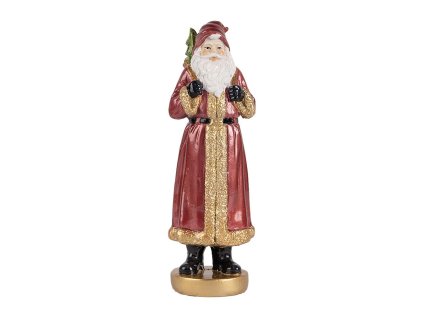 Dekorativní figurka Santa Clause Clayre & Eef 6PR5534 6x5x15 cm