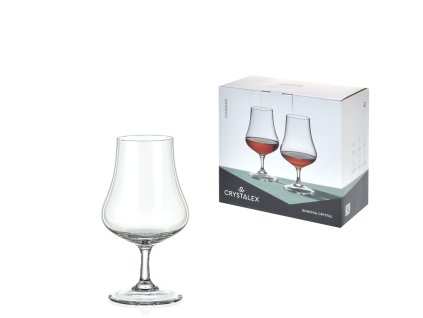 Sklenice 150 ml na dýnku Gentlemann Cognac - sada 2 ks