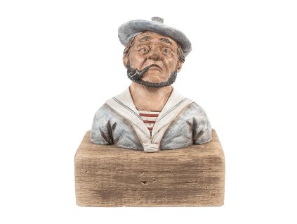 Dekorativní figurka námořníka Clayre & Eef 6H2426 19x11x24 cm