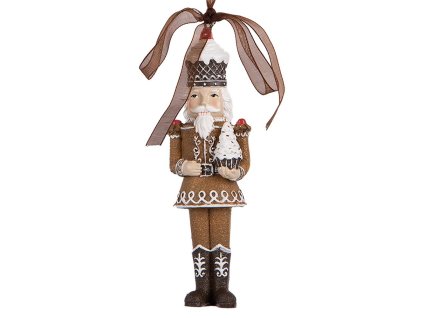 Dekorativní figurka Louskáčka Clayre & Eef 6PR5390 4x2x13 cm
