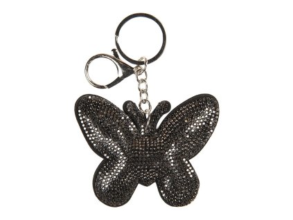 Přívěsek na klíče BUTTERFLY Clayre & Eef JZKC0209 8x2x11 cm