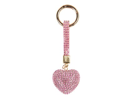 Přívěsek na klíče HEART Clayre & Eef JZKC0219 4x3x13 cm